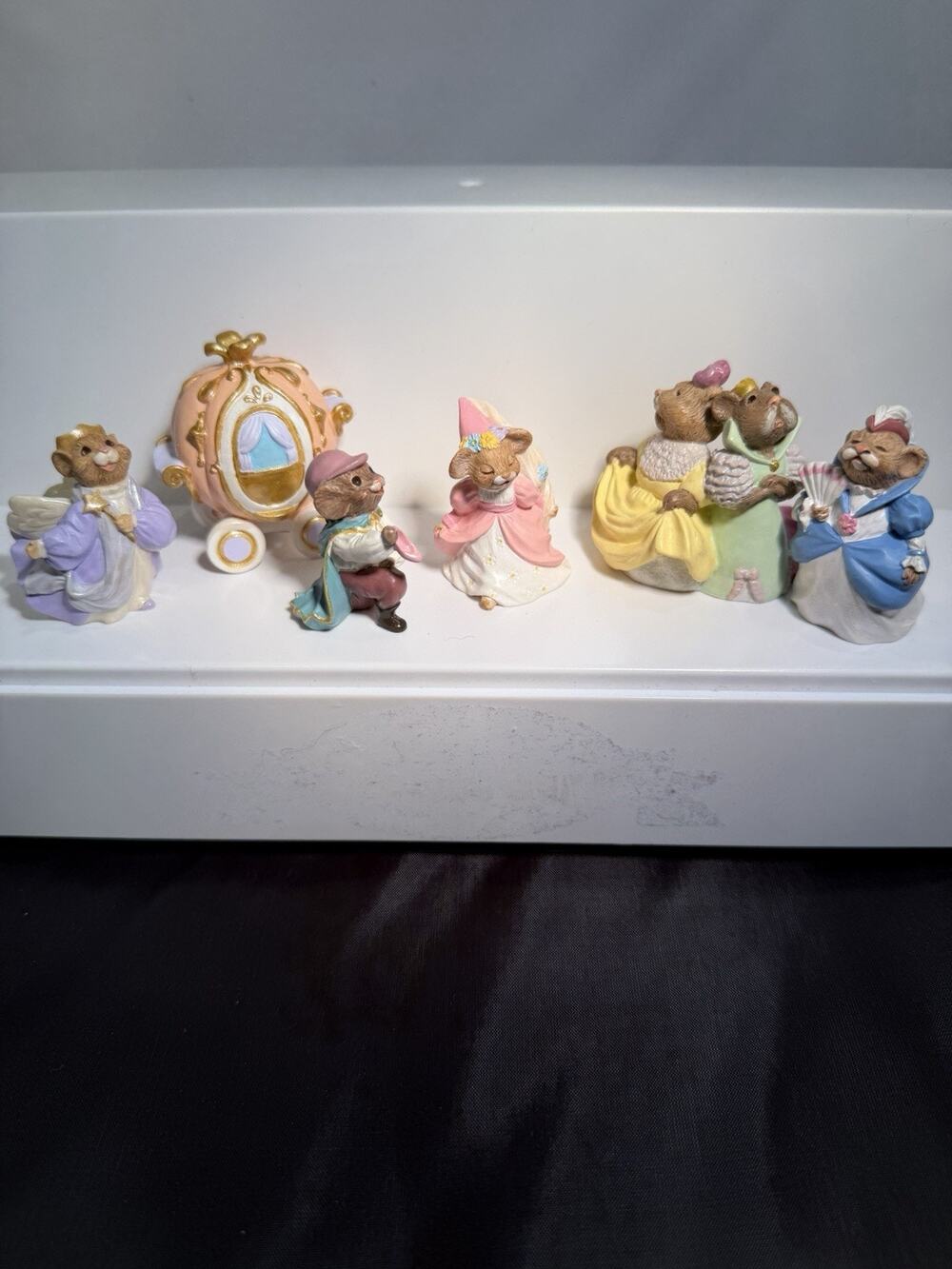 1994 Cinderella Hallmark Merry Miniatures Complete Set 6 pcs